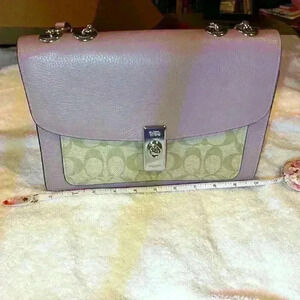 Coach Lane Shoulder Bag In Signature Canvas NWT